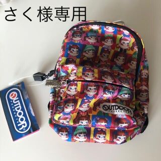 アウトドアプロダクツ(OUTDOOR PRODUCTS)のペコちゃん　OUTDOOR リュック型ペンケース(キャラクターグッズ)