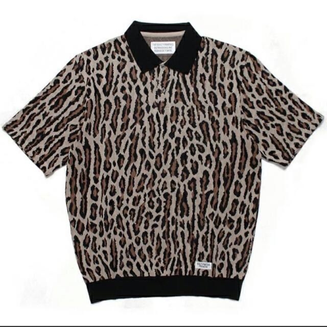 WACKO MARIA LEOPARD KNIT PORO SHIRT ファッションの通販 www.gold