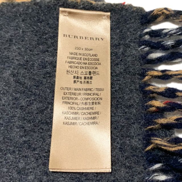 BURBERRY(バーバリー)の専用★バーバリー カシミヤ リバーシブル ロング マフラー BURBERRY メンズのファッション小物(マフラー)の商品写真