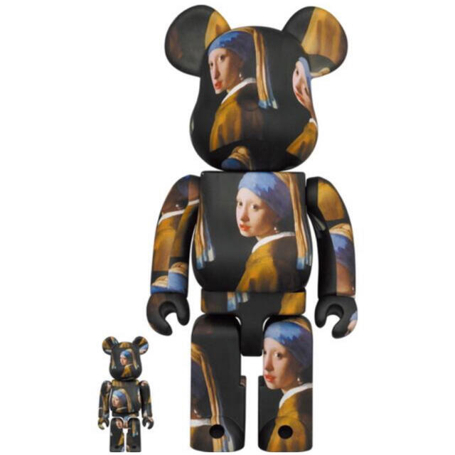 BE@RBRICK ヨハネス・フェルメール「真珠の耳飾りの少女」100%400%