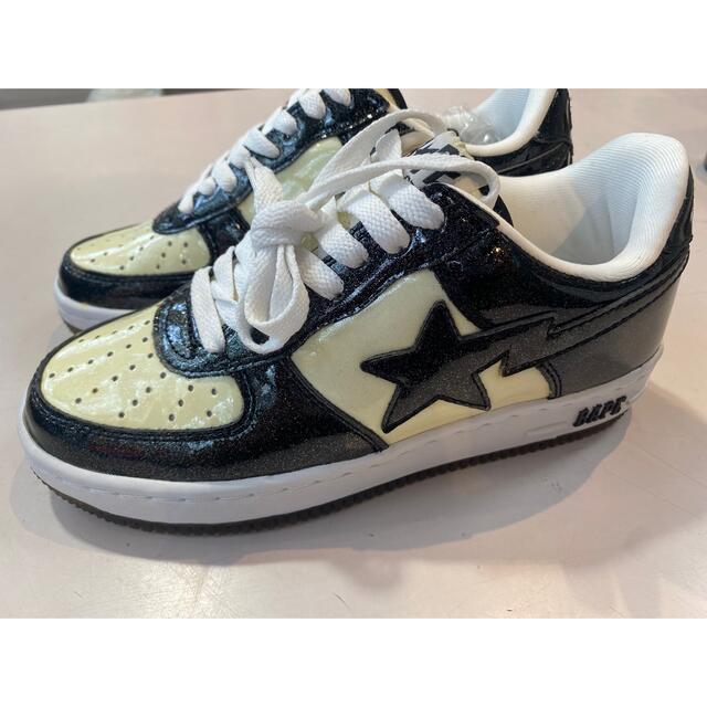 A BATHING APE - APE BAPESTA ラメ US5.5 新品の通販 by 美咲｜ア ...