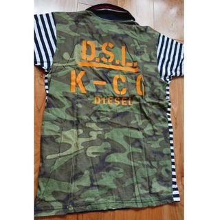 ディーゼル(DIESEL)のDIESEL 襟付きボーダー半袖(Tシャツ/カットソー)