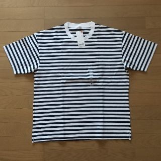 ユニクロ(UNIQLO)のユニクロ　ボーダーＴ　ビッグシルエット　メンズＭ(Tシャツ/カットソー(半袖/袖なし))