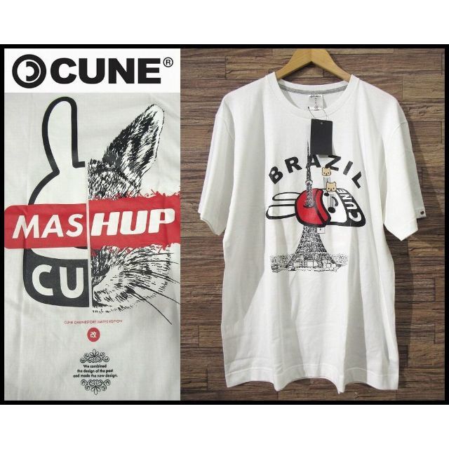 CR1 G① XL 新品 キューン MASH UP NO.1 うさぎ Tシャツ