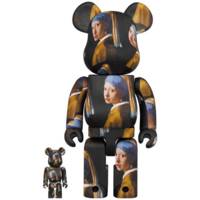 BE@RBRICK ヨハネス・フェルメール「真珠の耳飾りの少女」100%400%