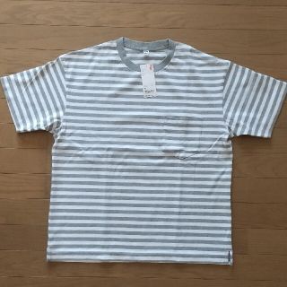 ユニクロ(UNIQLO)のユニクロ　ビッグシルエット　ボーダーＴ　メンズＭ(Tシャツ/カットソー(半袖/袖なし))