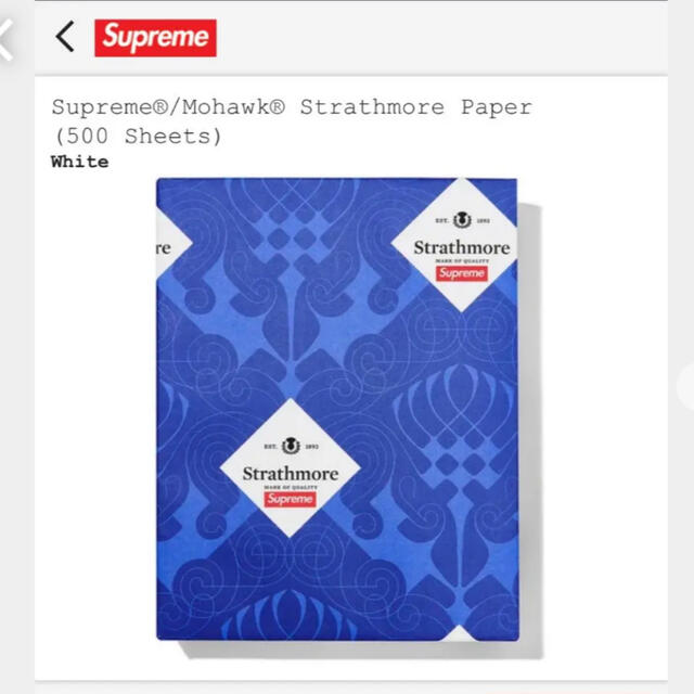 Supreme(シュプリーム)のsupreme モホーク　ストラスモア　水彩紙　バラ売り3枚 エンタメ/ホビーのアート用品(スケッチブック/用紙)の商品写真