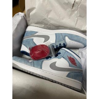 ナイキ(NIKE)のNike Air Jordan 1 Mid University Blue(スニーカー)