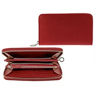 ブルガリ(BVLGARI)のブルガリ BVLGARI ラウンドファスナー 長財布 37340 RED(財布)