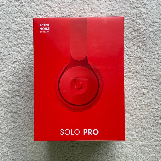 Beats by Dr Dre(ビーツバイドクタードレ)の(新品/未使用)beats SOLO PRO レッド スマホ/家電/カメラのオーディオ機器(ヘッドフォン/イヤフォン)の商品写真