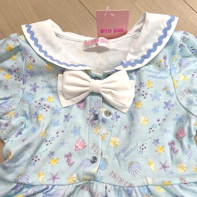 mezzo piano(メゾピアノ)の半袖ワンピース　 キッズ/ベビー/マタニティのキッズ服女の子用(90cm~)(ワンピース)の商品写真