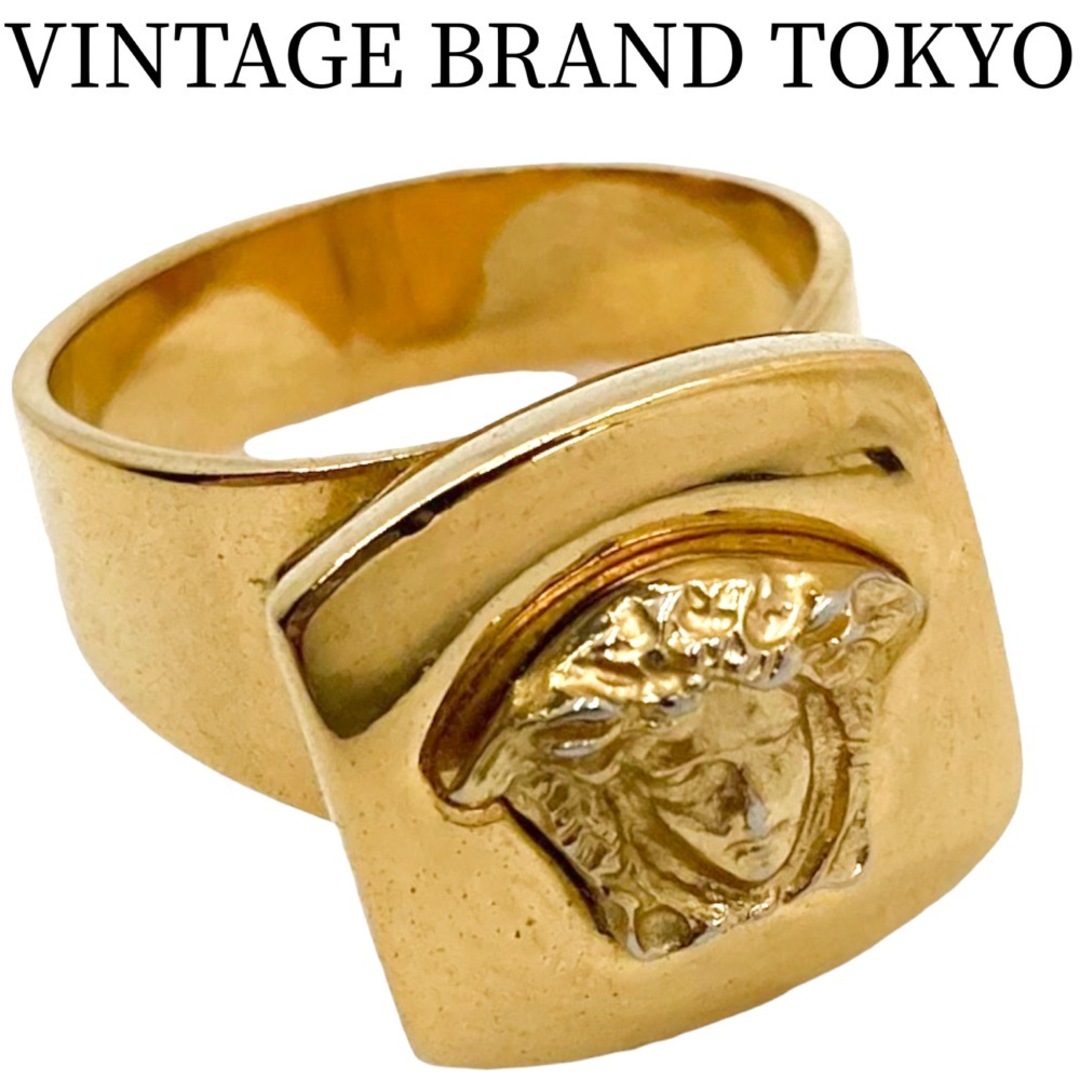 Gianni Versace ジャンニ・ヴェルサーチ 指輪 リング メデューサ 印台