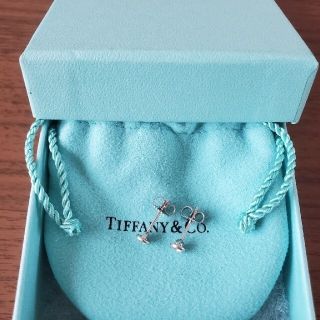 ティファニー(Tiffany & Co.)のねこじゃらし様専用♥️ティファニーピアス　プラチナ　0.32ct(ピアス)