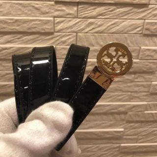 トリーバーチ(Tory Burch)の【黒】トリーバーチ リバーシブル ベルト(ベルト)