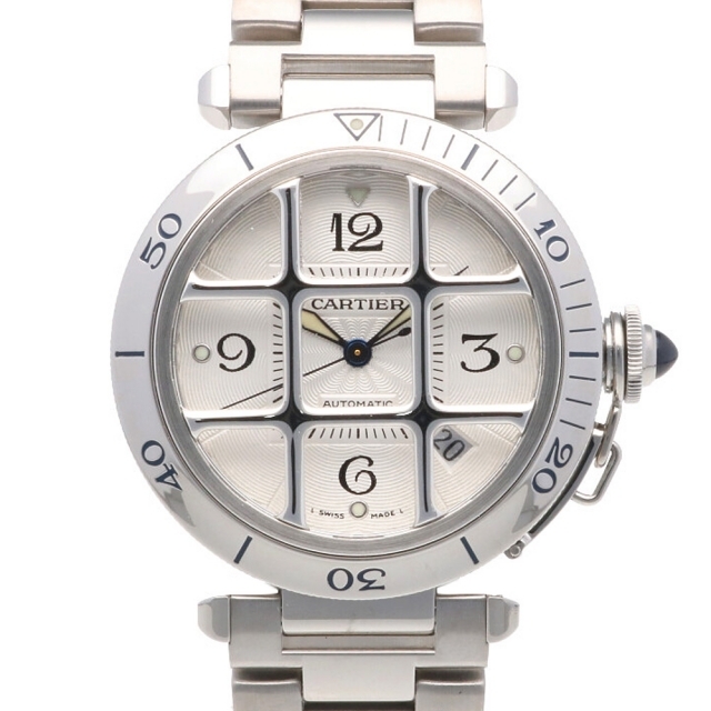 プレゼントを選ぼう！ グリッド パシャ38 CARTIER カルティエ - Cartier 腕時計 中古  ステンレススチール 腕時計(アナログ)