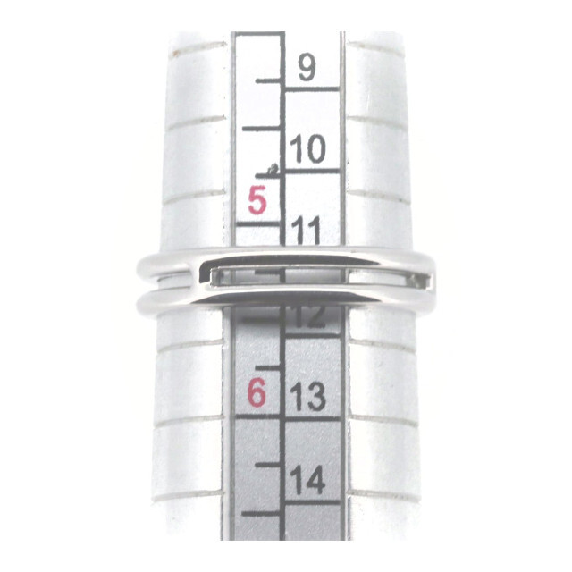 エルメス アンプラント リング 指輪 10号 K18WG(18金 ホワイトゴールド)