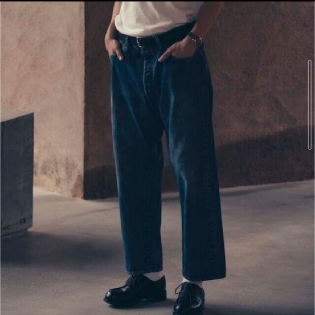 a.presse 2022ss Washed Denim Wide Pants メンズのパンツ(デニム/ジーンズ)の商品写真