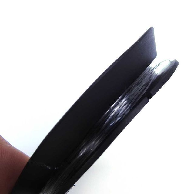 仕掛け巻き スプール シリコン　5個セット　ブラック スポーツ/アウトドアのフィッシング(釣り糸/ライン)の商品写真