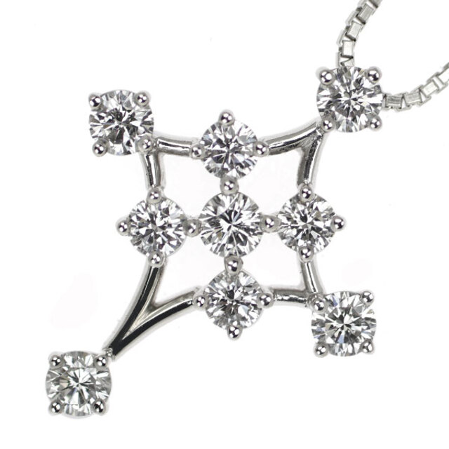 ロイヤルアッシャー Pt ダイヤモンド ペンダントネックレス 0.70ct
