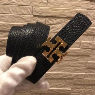 トリーバーチ(Tory Burch)の【黒×紺】トリーバーチ キラ リバーシブルベルト(ベルト)