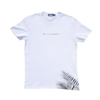 スタンダードカリフォルニア(STANDARD CALIFORNIA)の売り切れ間近！パームツリーバックプリントTシャツ　Lサイズ　ホワイト　パタゴニア(Tシャツ/カットソー(半袖/袖なし))