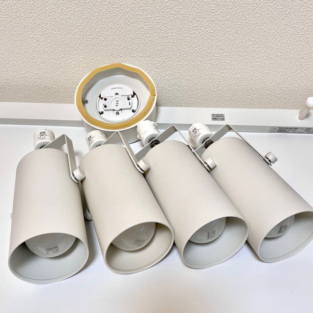 MUJI (無印良品) - 無印良品 システムライト 本体+スポットライト(大