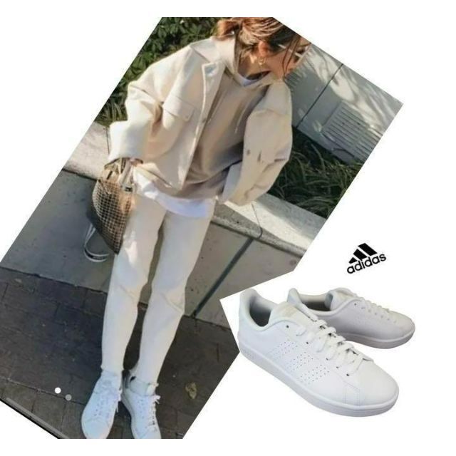 adidas(アディダス)のamun様      ✨23cm✨ALL WHITE✨アディダス✨アドバンコート レディースの靴/シューズ(スニーカー)の商品写真