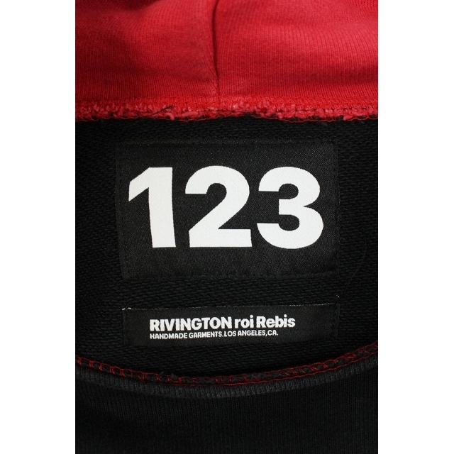 rrr-123/RIVINGTON roi Rebis オーバーサイズバックロゴパーカー