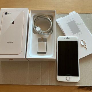 アイフォーン(iPhone)の【DR 様専用】アップル iPhone8 128GB Gold (スマートフォン本体)