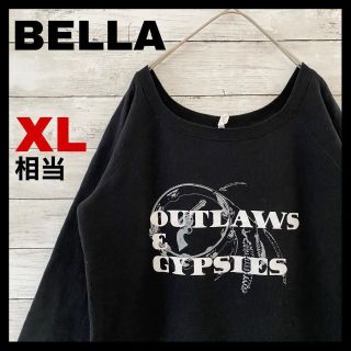 508 US古着 BELLA スウェット 英字ロゴ トレーナー XXL相当(スウェット)