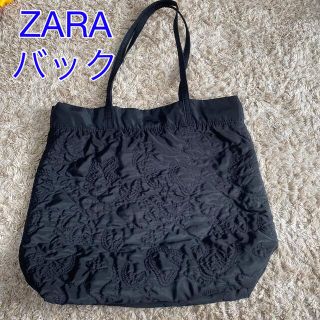 ザラ(ZARA)のZARA ブラック　バック(トートバッグ)