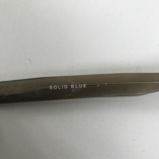 SOLID BLUE S-121 ソリッドブルー S-121 メガネフレームの通販 by Z