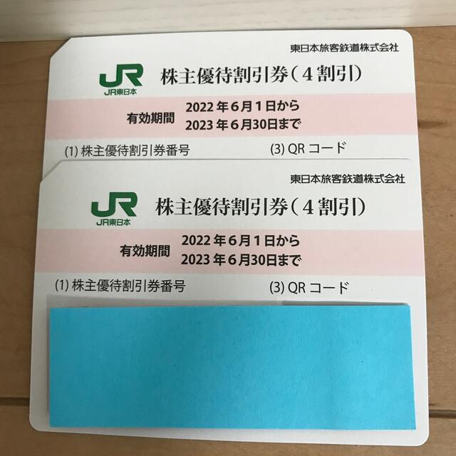 ☆JR東日本株主優待割引券2枚