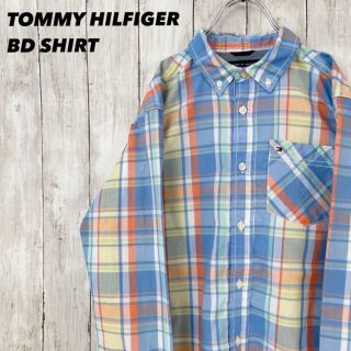 トミーヒルフィガー(TOMMY HILFIGER)のTOMMY HILFIGERトミーヒルフィガー　長袖チェック柄ボタンダウンシャツ(シャツ/ブラウス(長袖/七分))