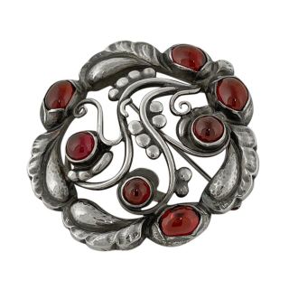 ジョージジェンセン(Georg Jensen)のジョージジェンセン ムーンライトブロッサム ブローチ シルバー925 【中古】(ブローチ/コサージュ)