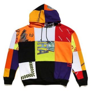 エルヴィア(ELVIA)のELVIRA / エルヴィラ REMAKE PATCHWORK HOODY(パーカー)