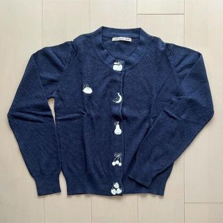 peu pres - peu pres(プープレ) フルーツ刺繍カーディガンの通販 by