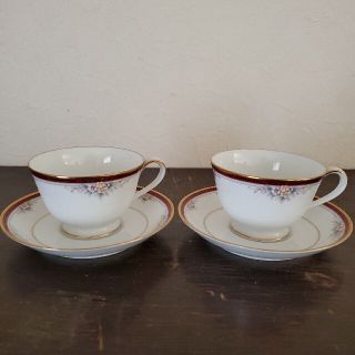 ノリタケ(Noritake)のnoritake ノリタケ カップ＆ソーサー レトロ コーヒーカップ(グラス/カップ)