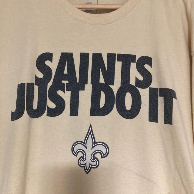 NIKE(ナイキ)のNIKE  SAINTS JUST DO IT 古着 Tシャツ USA XXL メンズのトップス(Tシャツ/カットソー(半袖/袖なし))の商品写真