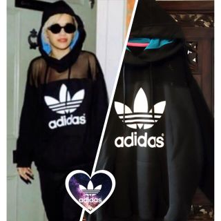 Adidas Originals (アディダスオリジナルス) フード付きシースルー