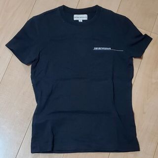 エンポリオアルマーニ(Emporio Armani)のアルマーニ　Tシャツ　Sサイズ　黒(Tシャツ(半袖/袖なし))