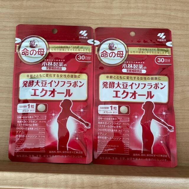 小林製薬　エクオール　30日分×2個 食品/飲料/酒の健康食品(その他)の商品写真