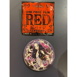 ワンピース(ONE PIECE)のワンピース　輩缶バッジ　ロビン　ONE PIECE FILM RED(バッジ/ピンバッジ)