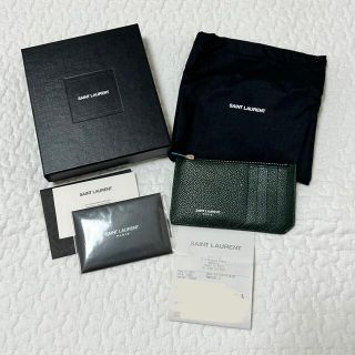 サンローラン(Saint Laurent)のサンローラン　ミニ財布　グリーン(財布)