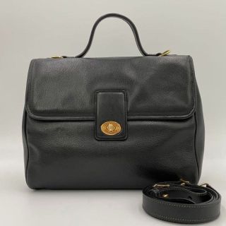 グッチ(Gucci)の✨専用✨ グッチ 2way ハンドバッグ ターンロック 金具 ロゴ ブラック(ハンドバッグ)