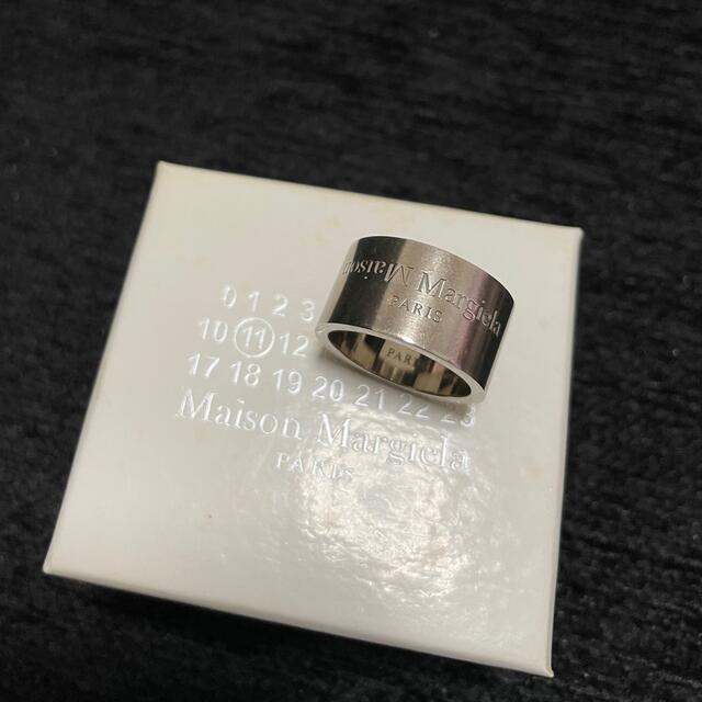 新品外箱あり】メゾンマルジェラ リバース ロゴ リング 反転ロゴ 13号 ...