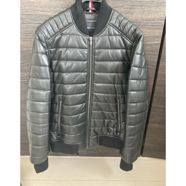 トミーヒルフィガー✖️メルセデスQUILTED LEATHER JACKET - dloy.com.my
