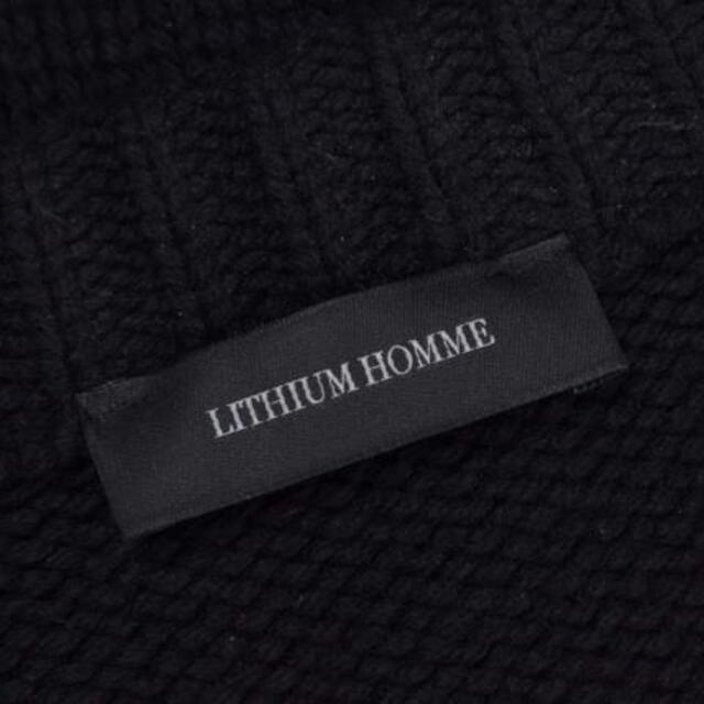 LITHIUM HOMME(リチウムオム)のLITHIUM HOMME クルーネック プルオーバー ニット メンズのトップス(ニット/セーター)の商品写真