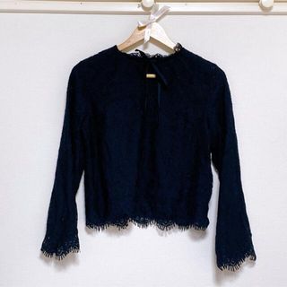 ダブルクローゼット(w closet)のw closet  レースブラウス(カットソー(長袖/七分))