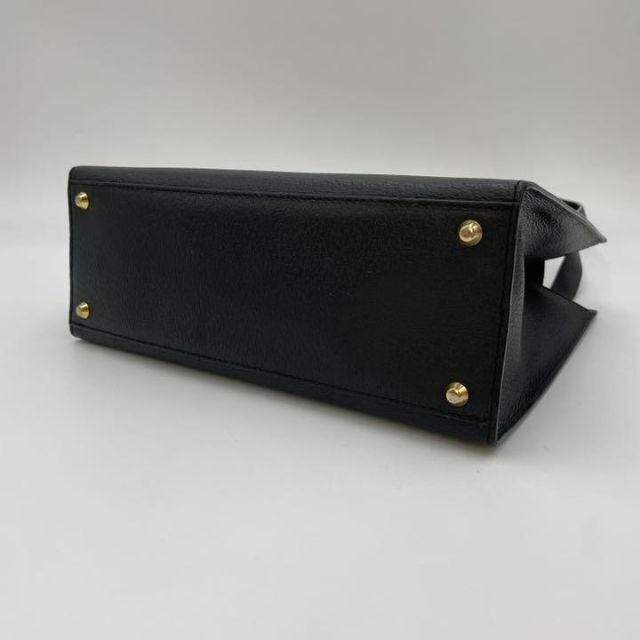 極美品】イヴサンローラン ショルダーバッグ YSL ロゴ金具 レザー 黒 ...